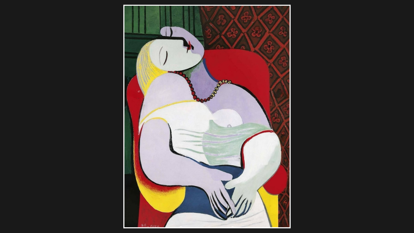 The Dream, Pablo Picasso, 1932
