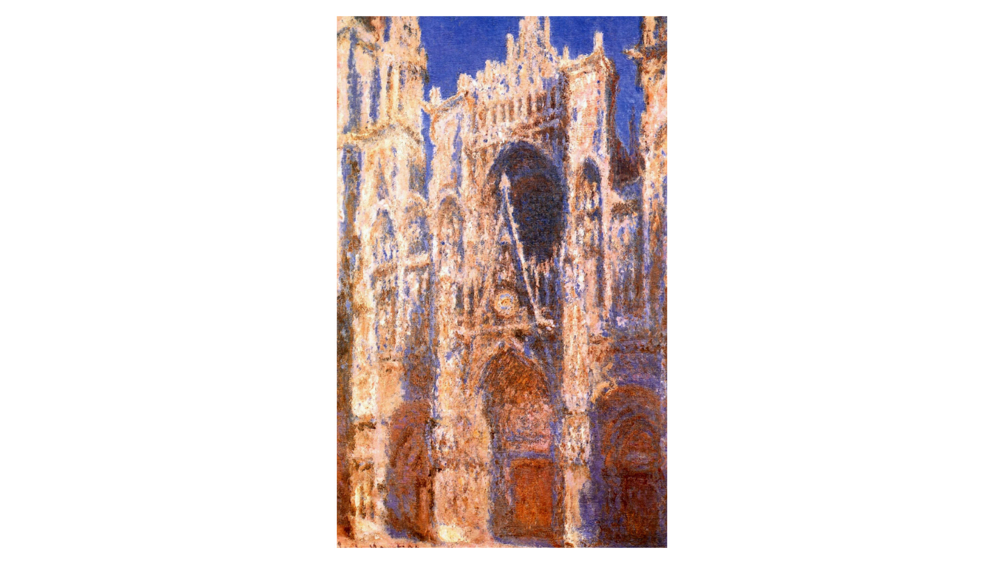 Rouen Cathedral: The Portal (Sunlight), Claude Oscar Monet, 1894