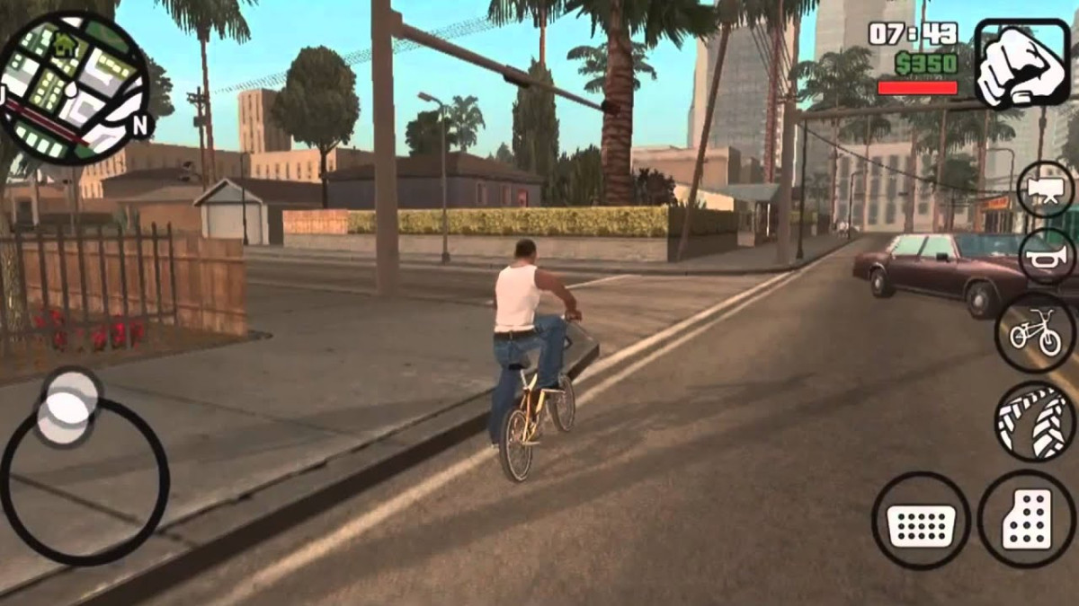 GTA: San Andreas running on a smartphone, 2013 mobile port